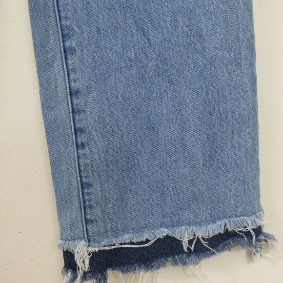 J Brand Light Blue Frayed Hem Jeans - Picture 6 of 10